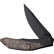 WE22008B1 We Knife Co Ltd Merata Framelock Pocket Knife Copper Foil 
