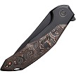 WE22008B1 We Knife Co Ltd Merata Framelock Pocket Knife Copper Foil 