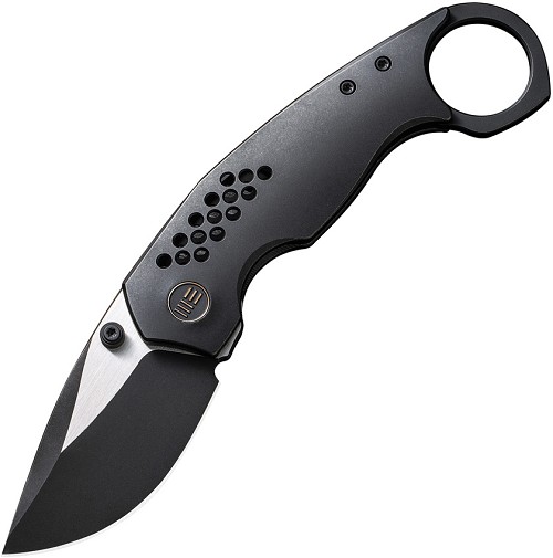 We Knife Co Ltd Envisage Framelock Pocket Knife Black Stonewash - WE220132 