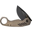 WE220133 We Knife Co Ltd Envisage Framelock Pocket Knife Bronze 