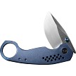 WE220134 We Knife Co Ltd Envisage Framelock Pocket Knife Blue 