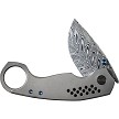 WE22013DS1 We Knife Co Ltd Envisage Framelock Pocket Knife Damascus 