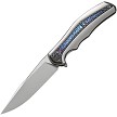 We Knife Co Ltd Zonda Framelock Pocket Knife Flame Bead Blast - WE220162 