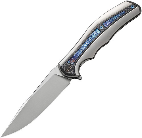 We Knife Co Ltd Zonda Framelock Pocket Knife Flame Bead Blast - WE220162 