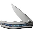 WE220162 We Knife Co Ltd Zonda Framelock Pocket Knife Flame Bead Blast 