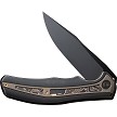 WE220163 We Knife Co Ltd Zonda Framelock Pocket Knife Copper Foil 