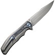 WE220164 We Knife Co Ltd Zonda Framelock Pocket Knife Marble Carbon Fiber 