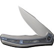 WE220164 We Knife Co Ltd Zonda Framelock Pocket Knife Marble Carbon Fiber 