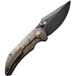 WE22020B1 We Knife Co Ltd Riff-Raff Framelock Pocket Knife Bronze 