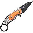 WE220211 We Knife Co Ltd Yardbird Button Lock Pocket Knife Orange 