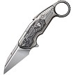 We Knife Co Ltd Yardbird Button Lock Pocket Knife Aluminum Foil - WE220213 