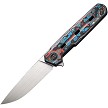 We Knife Co Ltd Navo Linerlock Pocket Knife Nebula Carbon Fiber - WE220264 