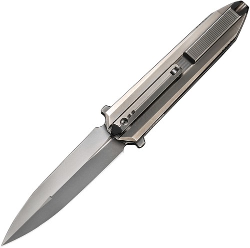 We Knife Co Ltd Diatomic Framelock Pocket Knife Gray - WE220322 