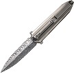 We Knife Co Ltd Diatomic Framelock Pocket Knife Damascus - WE22032DS1 