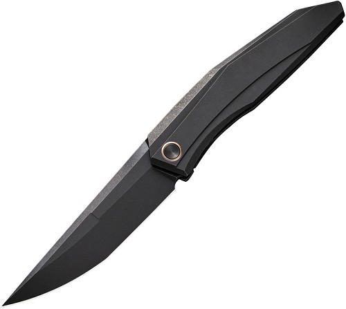 We Knife Co Ltd Cybernetic Framelock Pocket Knife Black - WE220331 
