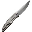 WE220336 We Knife Co Ltd Cybernetic Framelock Pocket Knife Gray 