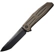 We Knife Co Ltd Shadowfire Framelock Pocket Knife Bronze - WE220353 
