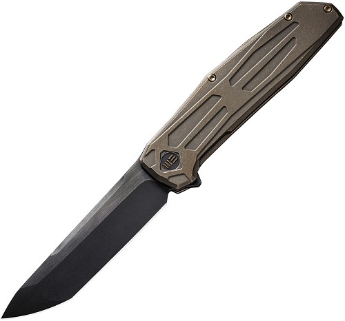 We Knife Co Ltd Shadowfire Framelock Pocket Knife Bronze - WE220353 