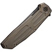 WE220353 We Knife Co Ltd Shadowfire Framelock Pocket Knife Bronze 