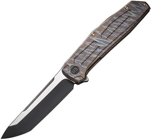 We Knife Co Ltd Shadowfire Framelock Pocket Knife Flame - WE220354 