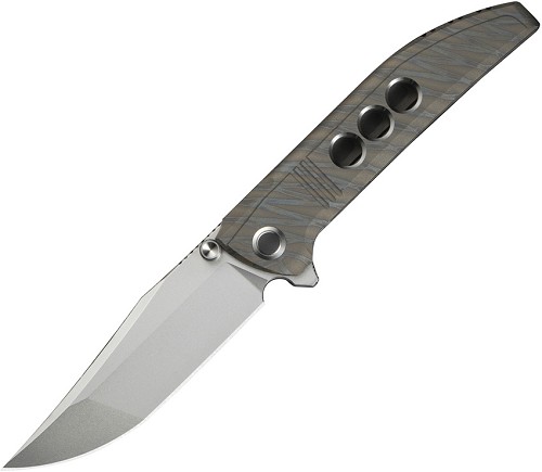 We Knife Co Ltd Ezinta Framelock Pocket Knife Flame - WE220414 