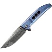 We Knife Co Ltd Ezinta Framelock Pocket Knife Damascus - WE22041DS1 