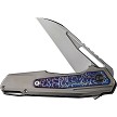 WE23012B1 We Knife Co Ltd Falcaria Framelock Pocket Knife Flame 