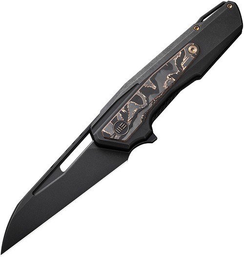 We Knife Co Ltd Falcaria Framelock Pocket Knife Copper Foil - WE23012B2 