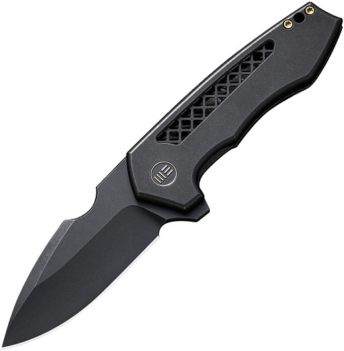 We Knife Co Ltd Harpen Framelock Pocket Knife Black - WE230191 