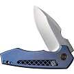 WE230192 We Knife Co Ltd Harpen Framelock Pocket Knife Blue 