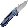 WE230192 We Knife Co Ltd Harpen Framelock Pocket Knife Blue 