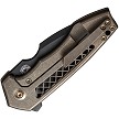 WE230193 We Knife Co Ltd Harpen Framelock Pocket Knife Bronze 