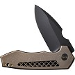 WE230193 We Knife Co Ltd Harpen Framelock Pocket Knife Bronze 