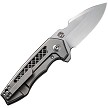 WE230194 We Knife Co Ltd Harpen Framelock Pocket Knife Gray 