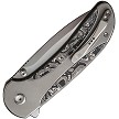 WE230312 We Knife Co Ltd Zizzit Button Lock Pocket Knife Aluminum Carbon Fiber 