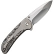 WE230312 We Knife Co Ltd Zizzit Button Lock Pocket Knife Aluminum Carbon Fiber 