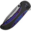 WE23031DS1 We Knife Co Ltd Zizzit Button Lock Pocket Knife Timascus 