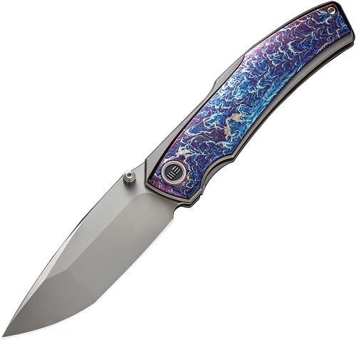 We Knife Co Ltd Swordfin Linerlock Pocket Knife Flame - WE230671 