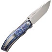 WE230671 We Knife Co Ltd Swordfin Linerlock Pocket Knife Flame 