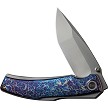WE230671 We Knife Co Ltd Swordfin Linerlock Pocket Knife Flame 