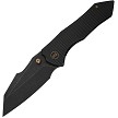 We Knife Co Ltd High-Fin XL Framelock Pocket Knife Black - WE240101 
