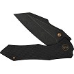 We Knife Co Ltd High-Fin XL Framelock Pocket Knife Black - WE240101 