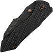 We Knife Co Ltd High-Fin XL Framelock Pocket Knife Black - WE240101 