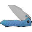 We Knife Co Ltd High-Fin XL Framelock Pocket Knife Blue - WE240102 