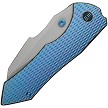 We Knife Co Ltd High-Fin XL Framelock Pocket Knife Blue - WE240102 