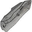 WE24010DS1 We Knife Co Ltd High-Fin XL Framelock Pocket Knife Damascus 
