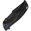 We Knife Co Ltd Tighe Down Button Lock Pocket Knife Yellow Carbon Fiber - WE24054B1 
