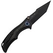 We Knife Co Ltd Tighe Down Button Lock Pocket Knife Yellow Carbon Fiber - WE24054B1 