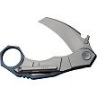 We Knife Co Ltd Tayra Framelock Pocket Knife Gray Blue - WE240692 