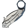 We Knife Co Ltd Tayra Framelock Pocket Knife Gray Blue - WE240692 